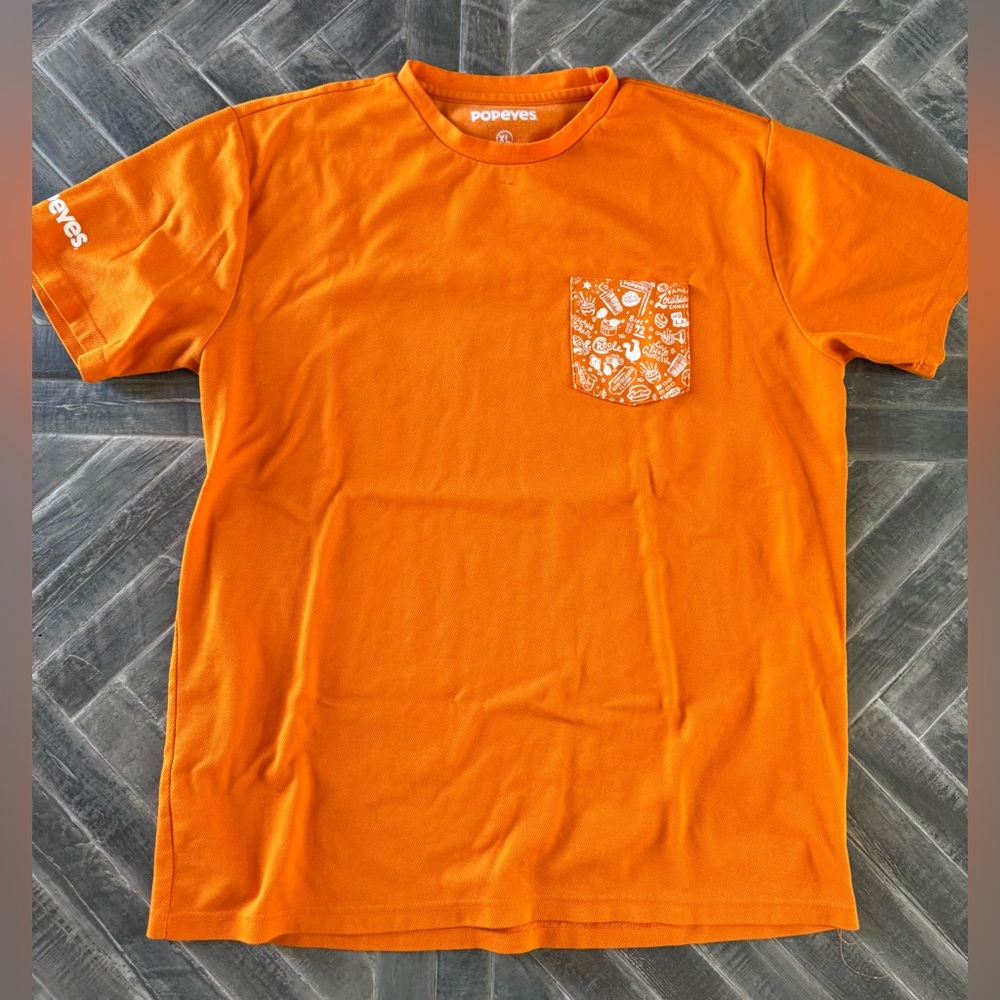 Popeyes Orange and Black Uniform Set | XL - Picture 2 of 11